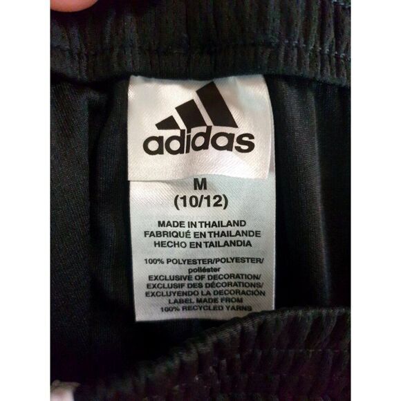 Adidas Boys 3-Striped Shorts YMD 3G Speed X Iconic Black White Athletic Sports - Picture 6 of 6